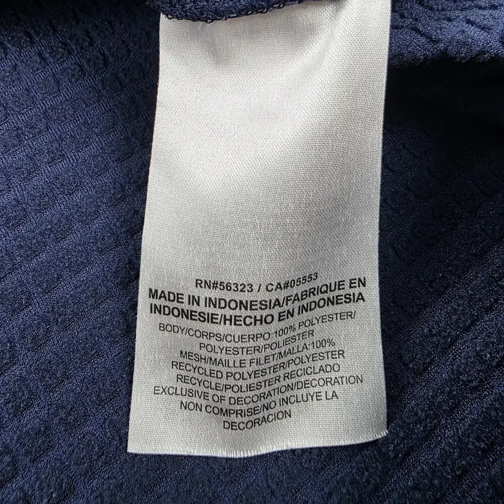 Villanova Wildcats Pullover Mens Large Blue 1/4 Zip NCAA Basketball Nike Dri Fit